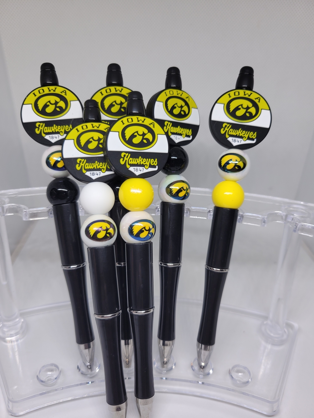 One Iowa Hawkeyes Black & Yellow Ballpoint Pen